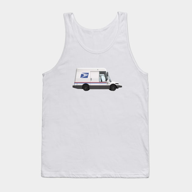 Postal Worker New Delivery Vehicle Tank Top by The Shirt Genie